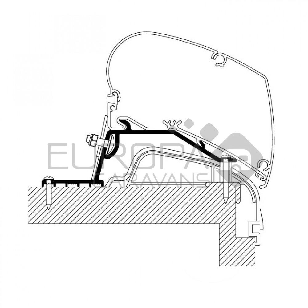 Thule Hobby Premium/Ontour Roof Adapter