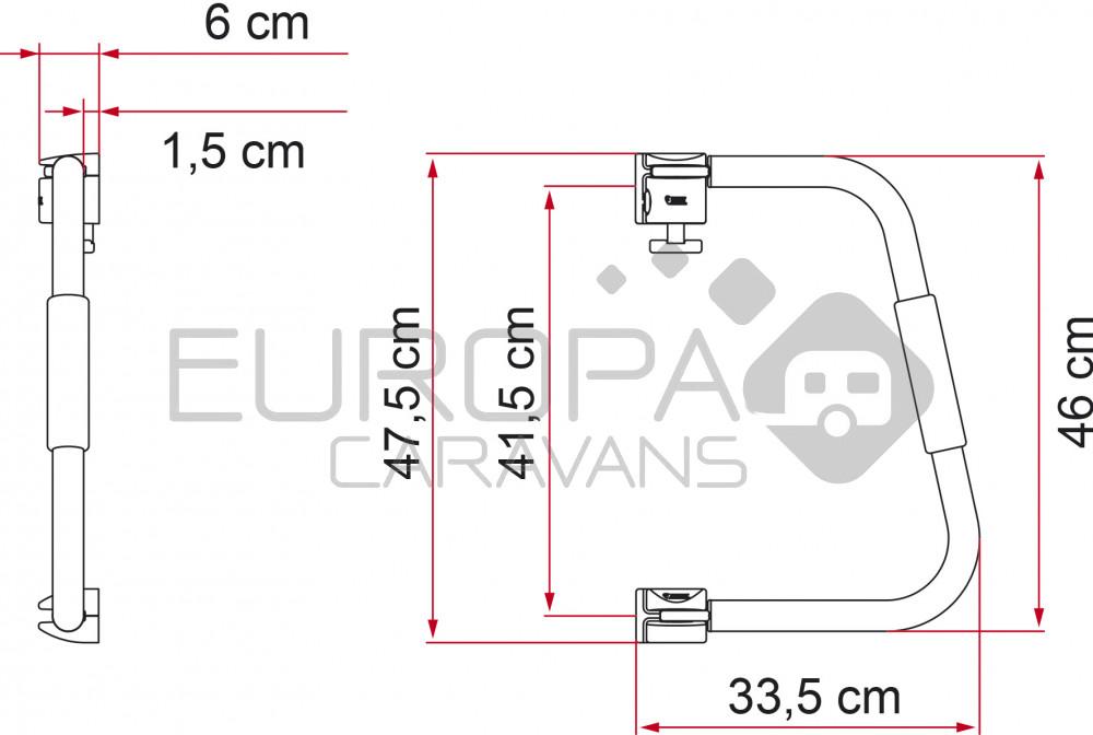 Fiamma Instapbeugel Security 46