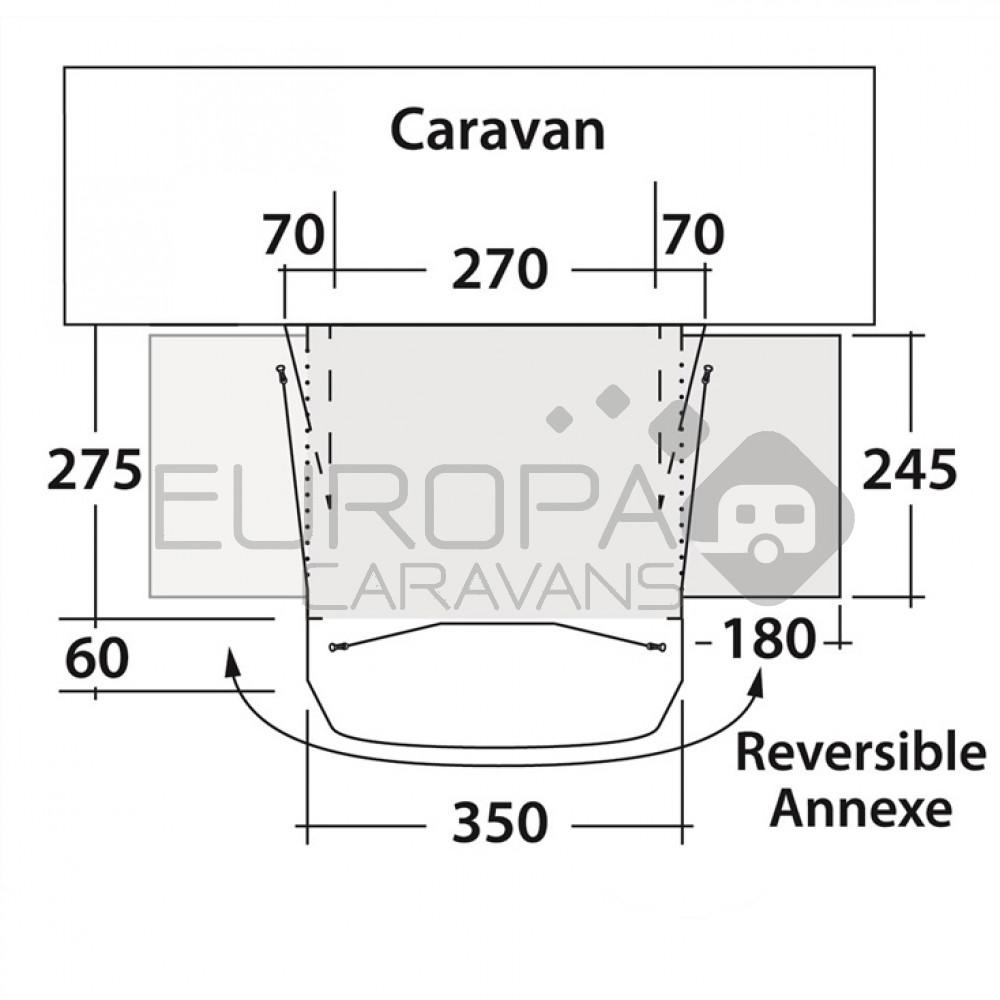 Outwell Caravanvoortent Reed 350SA