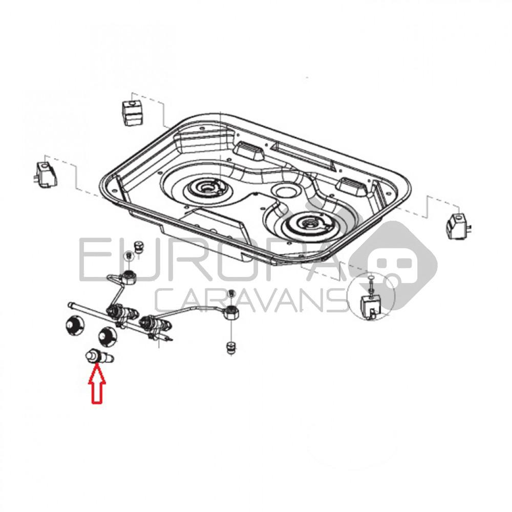 Dometic MO8821 Piezo Aansteker