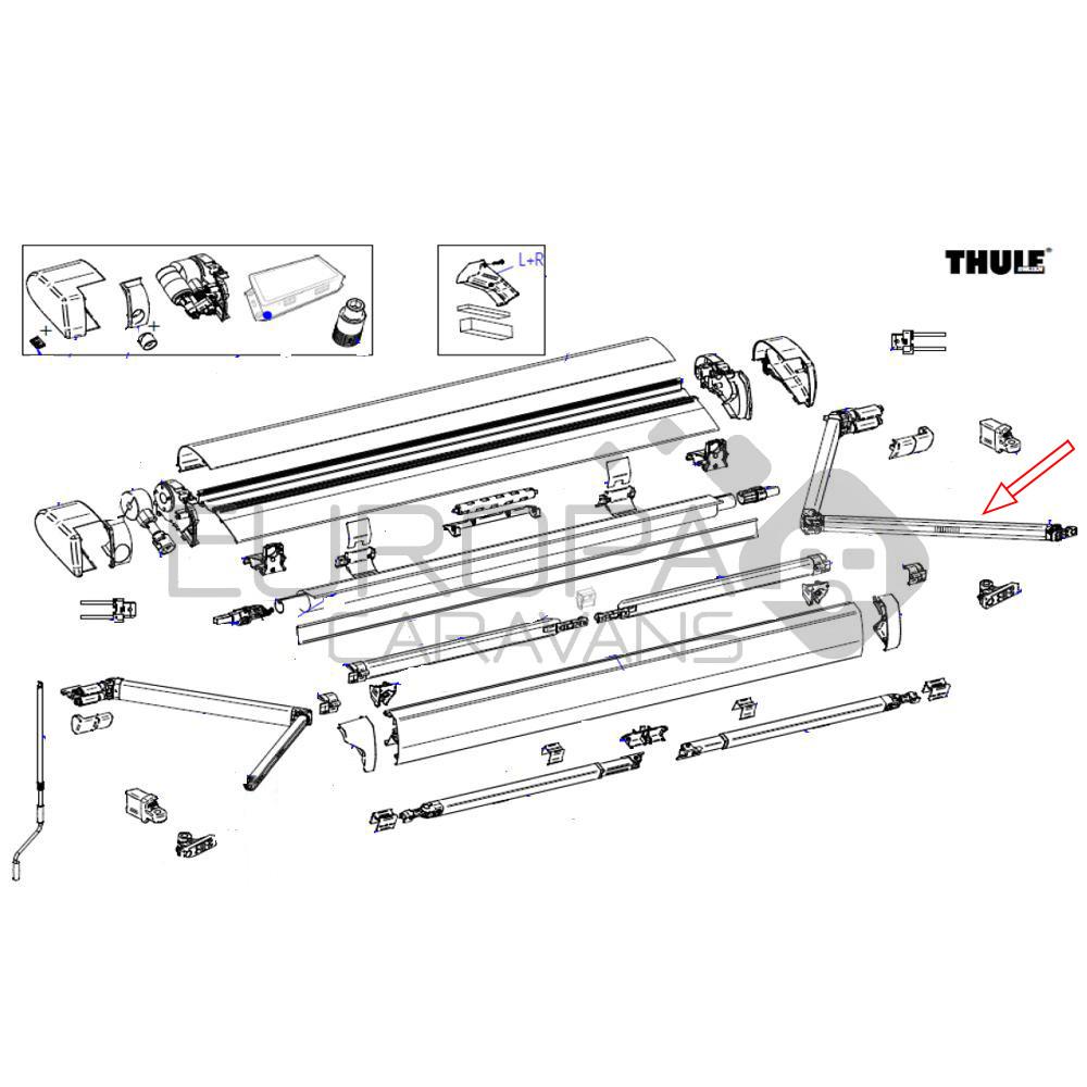 Thule 6300 Knikarm Rechts 3.00-5.00