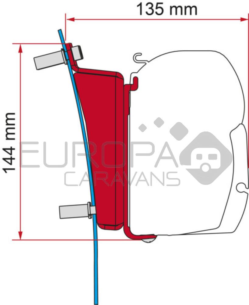 Fiamma Adapterkit Ford Transit H3