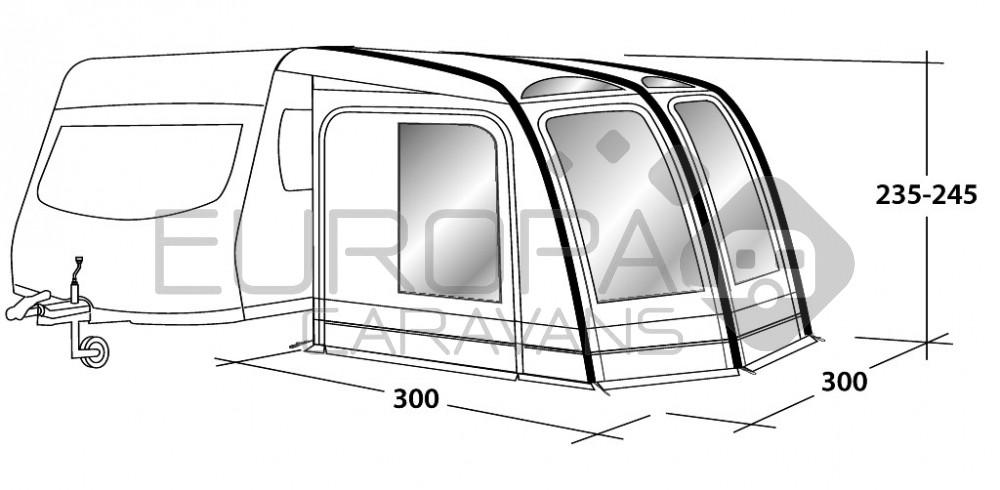 Outwell Caravanvoortent Mirage 300SA