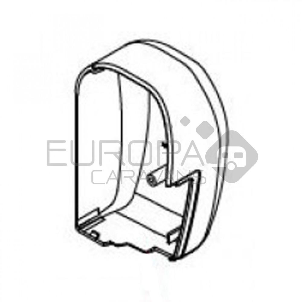 Fiamma eindkap F45 Ti polar Wit rechts