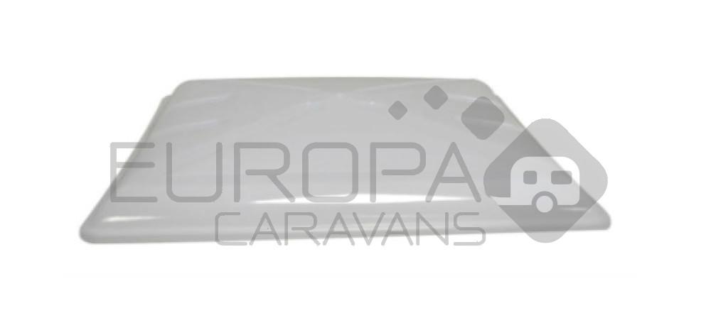 MPK Dakluik 40x40 Melkglas Grote Kap+Combirollo Grijs