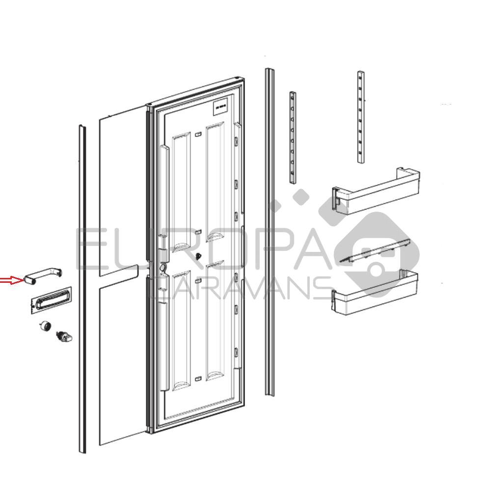 Dometic RML9435 Deurgreep Compleet