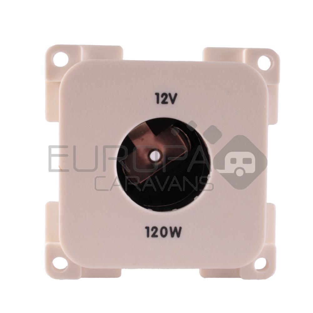 Presto Contactdoos 12V Groot Inbouw S-10.000 Wit