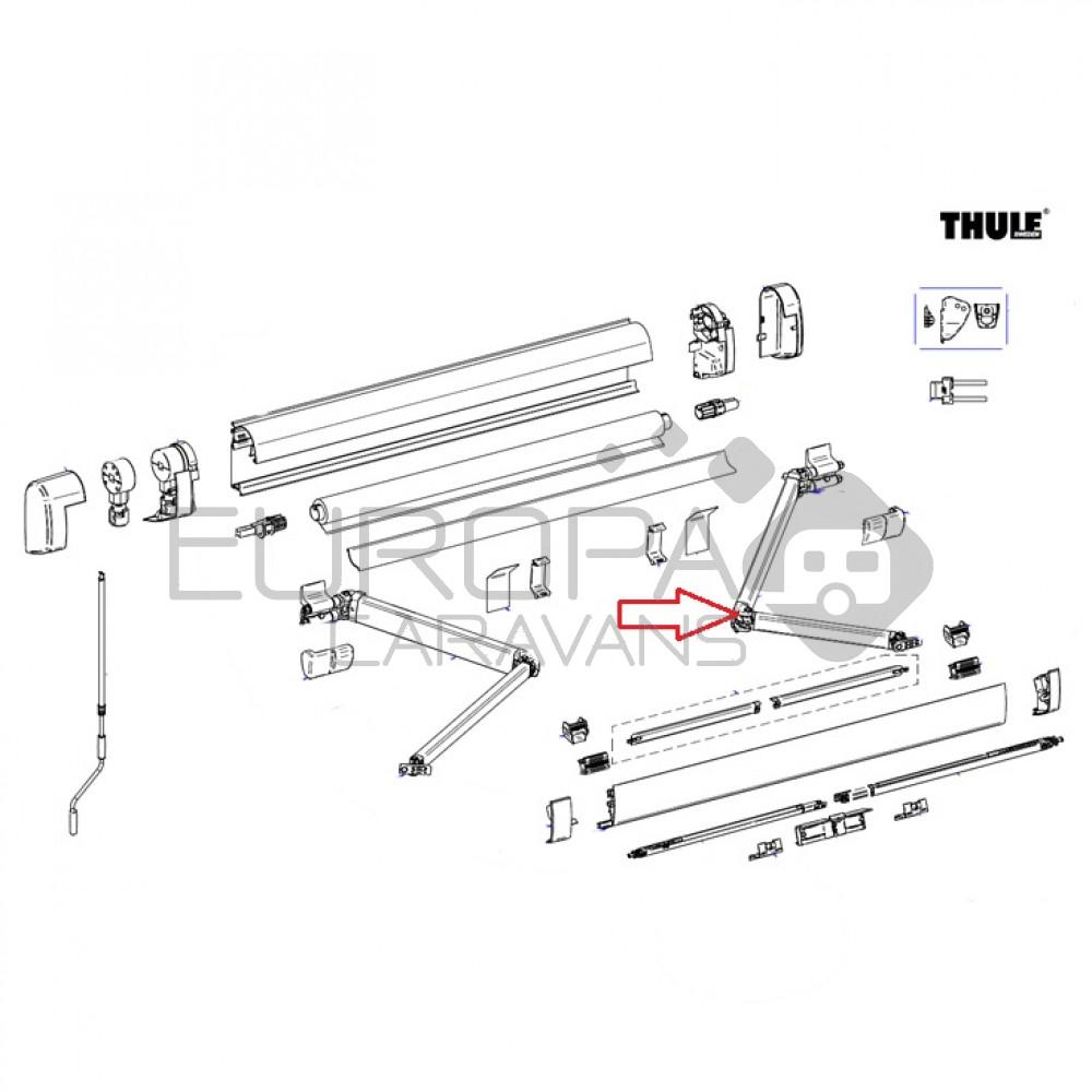 Thule Knikarm Compleet RH 5200 >3.00