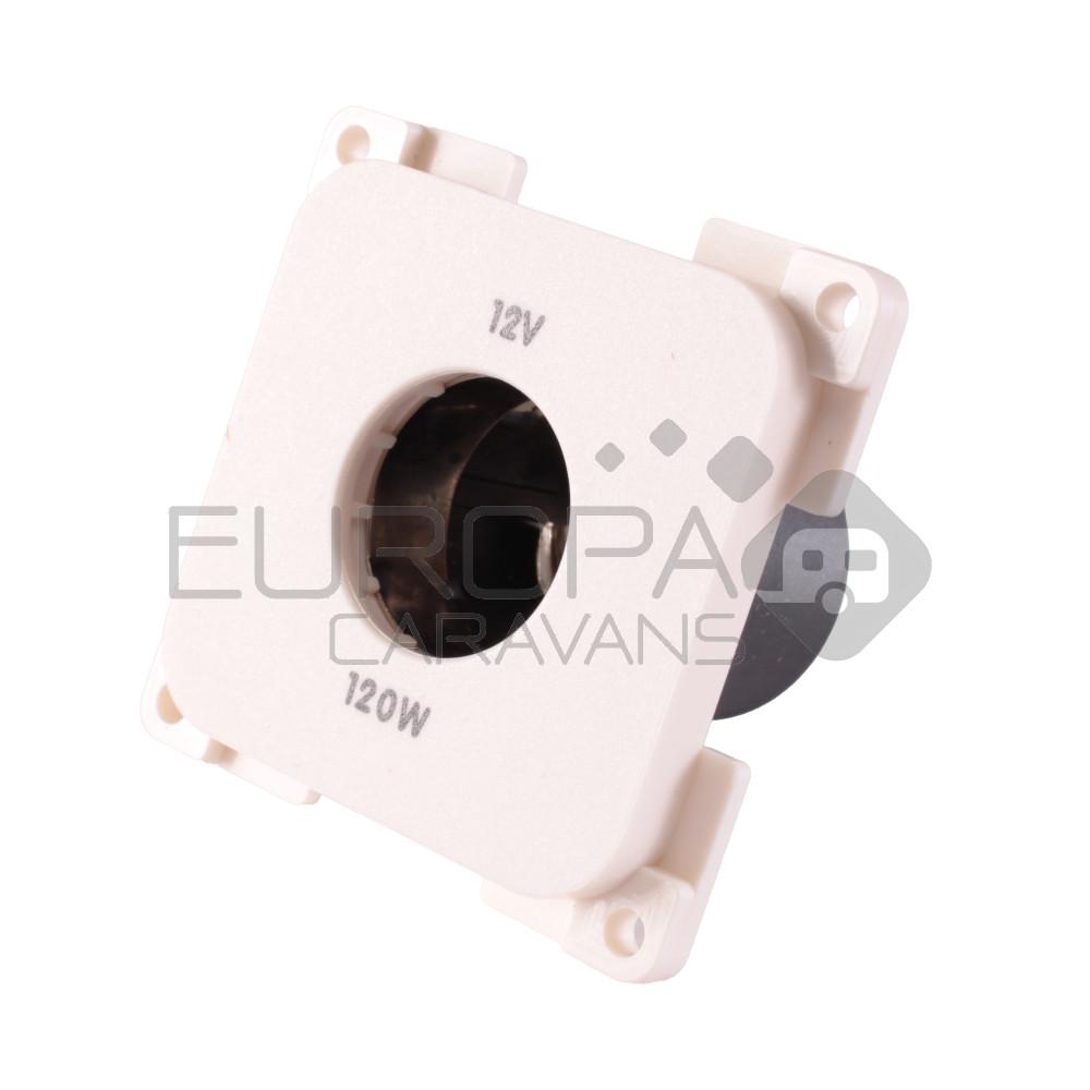 Presto Contactdoos 12V Groot Inbouw S-10.000 Wit