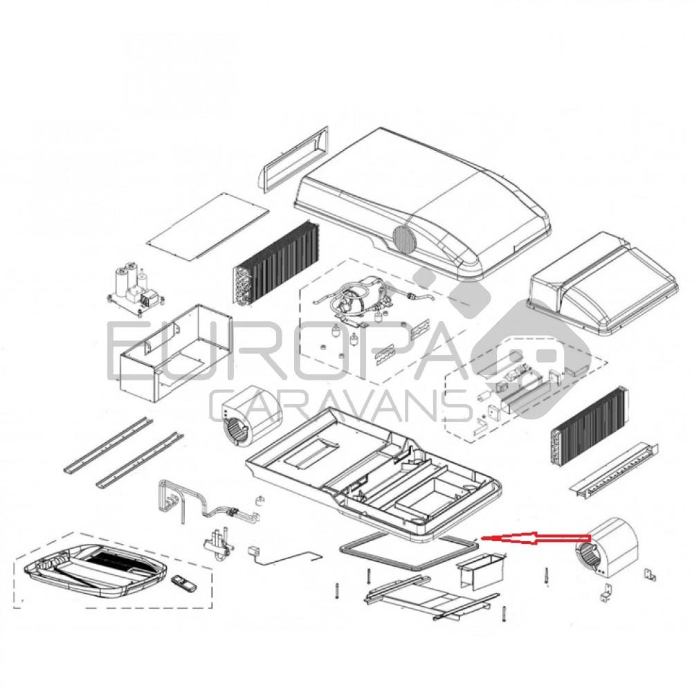 Telair Silent 7300H/7400H round rubber gasket