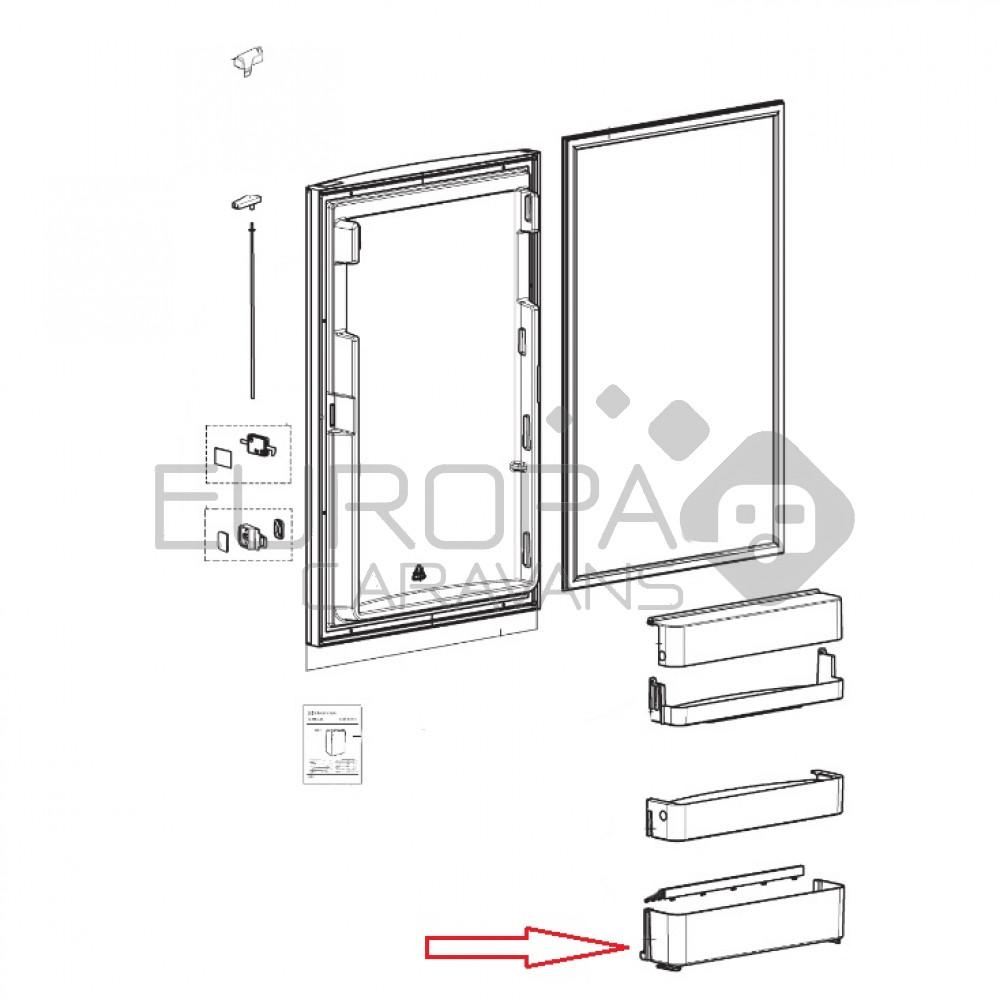 Dometic RM8400 Deurvak Onder