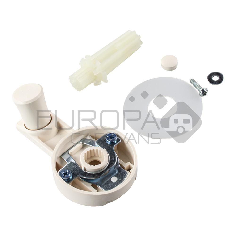 Dometic Midi Heki Style Slinger Crème met Montagedelen 70x50