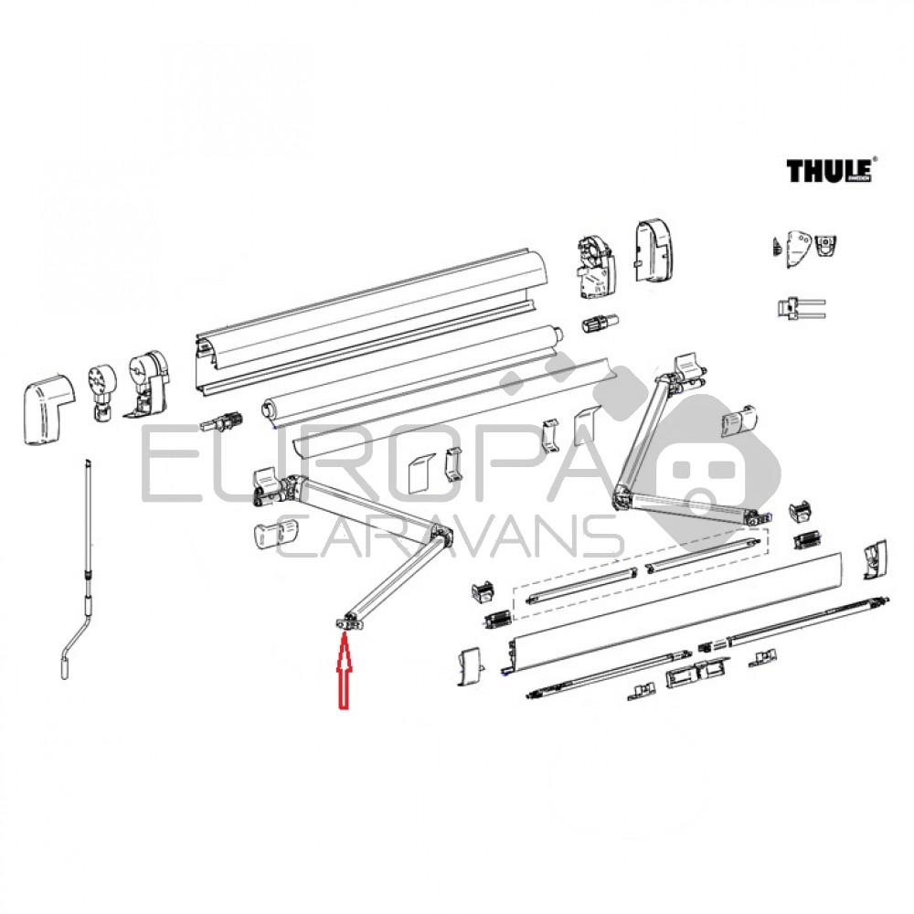 Thule Connection Lead Rail LH+RH 5200