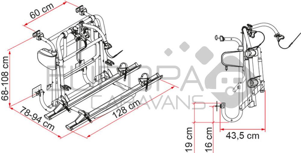 Fiamma Carry-Bike Lift 77 Model 2024